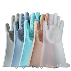 Eco-friendly Heat Resistant Soft Silicone Cleaning Brush , Kitchen Cleaning Dishwashing Brush