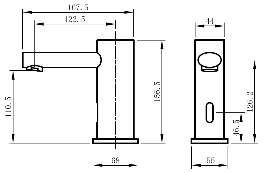 Smart Sensor Faucet Infrared Sensor Automatic Water Saver Tap Anti-overflow Kitchen Bathroom Inductive Faucet