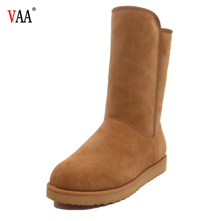 
Factory Winter Men Boots Shoes with Zippers CF-066 Free Samples Designer Australian Sheepskin EVA Adult Plush Genuine Leather 