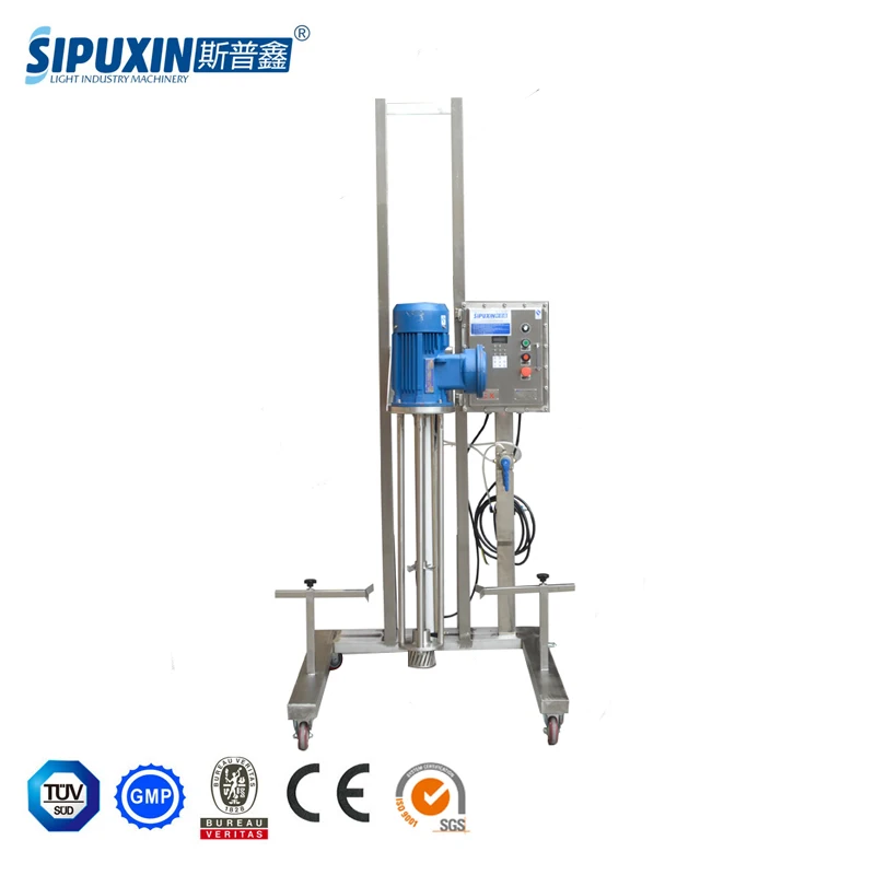 New set High Shear lifting homogenizer lab homogenizing mixer