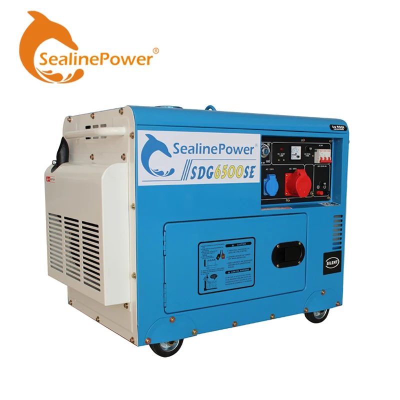 Для домашнего использования 2-10KVA с воздушным охлаждением дизельные генераторы silent 5kw дизель-генератор