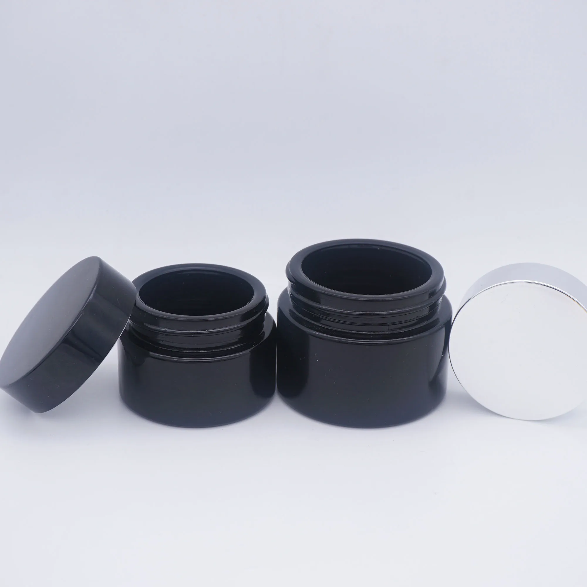 УФ стекло фиолетовый 4 унции стеклянные косметические банки