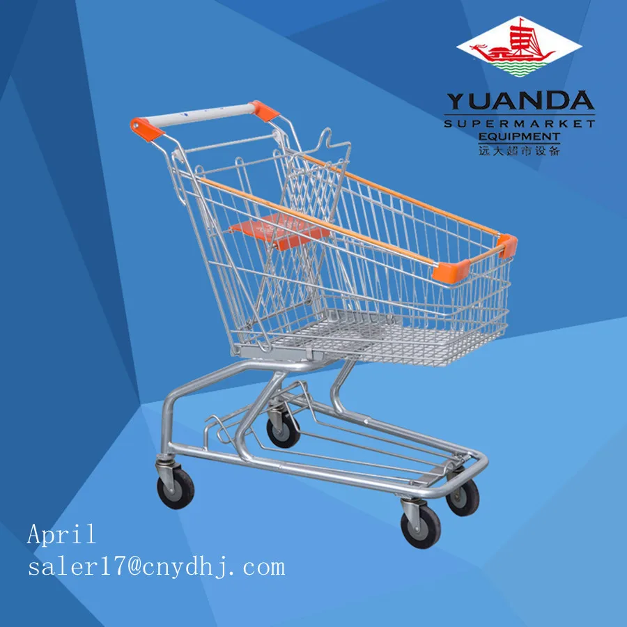 American style trolley supermarket shopping carts go karts for sell