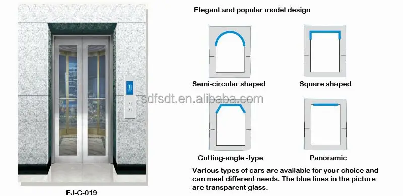FUJI ZY 630KGS, 8 Persons Round Panoramic Home Elevator Lift
