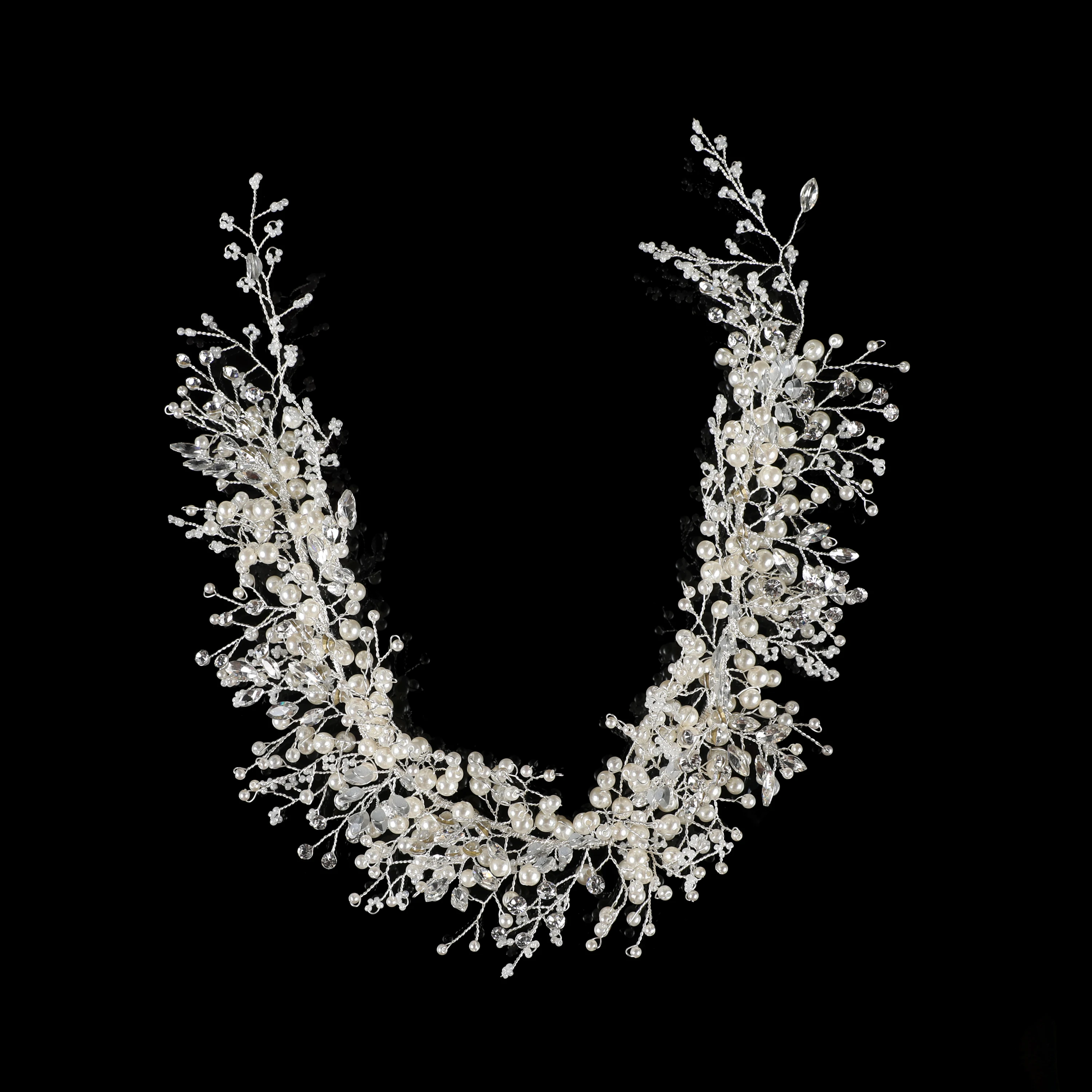 Long hair accessories small pearls wedding bridal  women hair accessories price in China