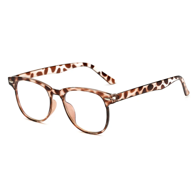 Vintage Half Frame Square Nail Optical Frames Glasses For Women Men