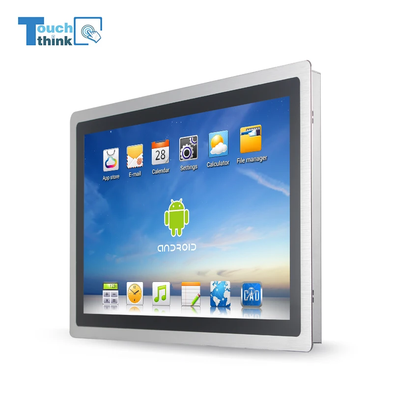IP66 открытая рамка с сенсорным экраном монитора 22 дюймов емкостный сенсорный экран монитора для промышленного использования
