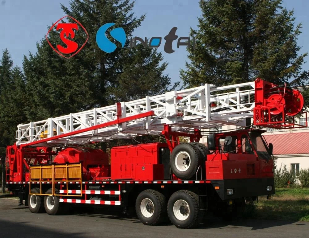 Лидер продаж! По Стандарту API для бурения нефтяных скважин сервис буровая установка, смонтированная на грузовом автомобиле, 250HP XJ250 капитального ремонта скважин/потянув за блок