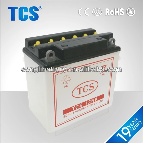 12v 9ah батарея для мотоциклов-- сухой заряженный аккумулятор- цвет