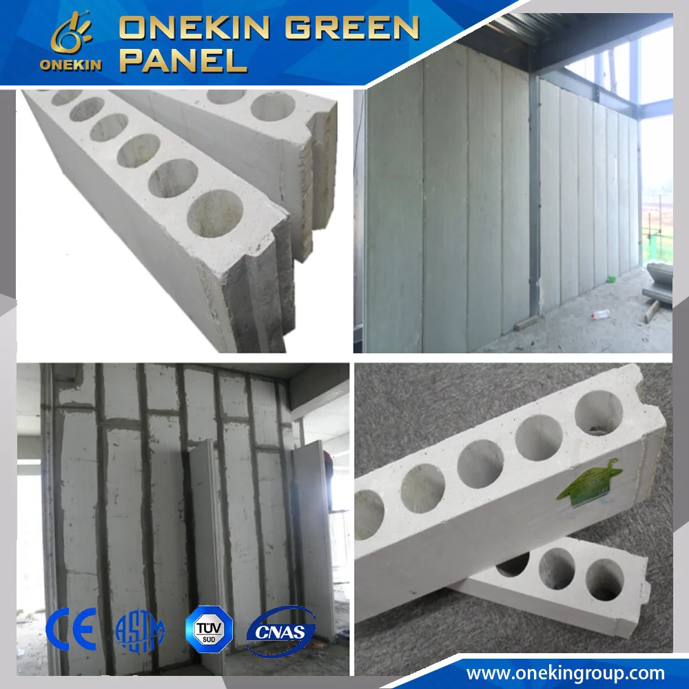 
Insulated Precast Concrete Block Light MgO Wall Panel Fireproof Sandwich SIP Panel AAC Panel 