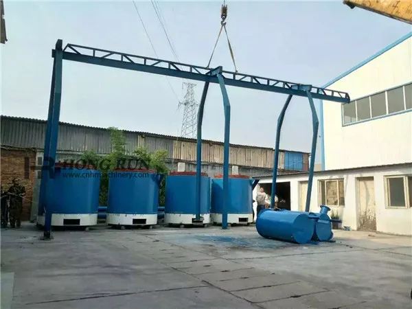 Professional charcoal making kiln with small capacity
