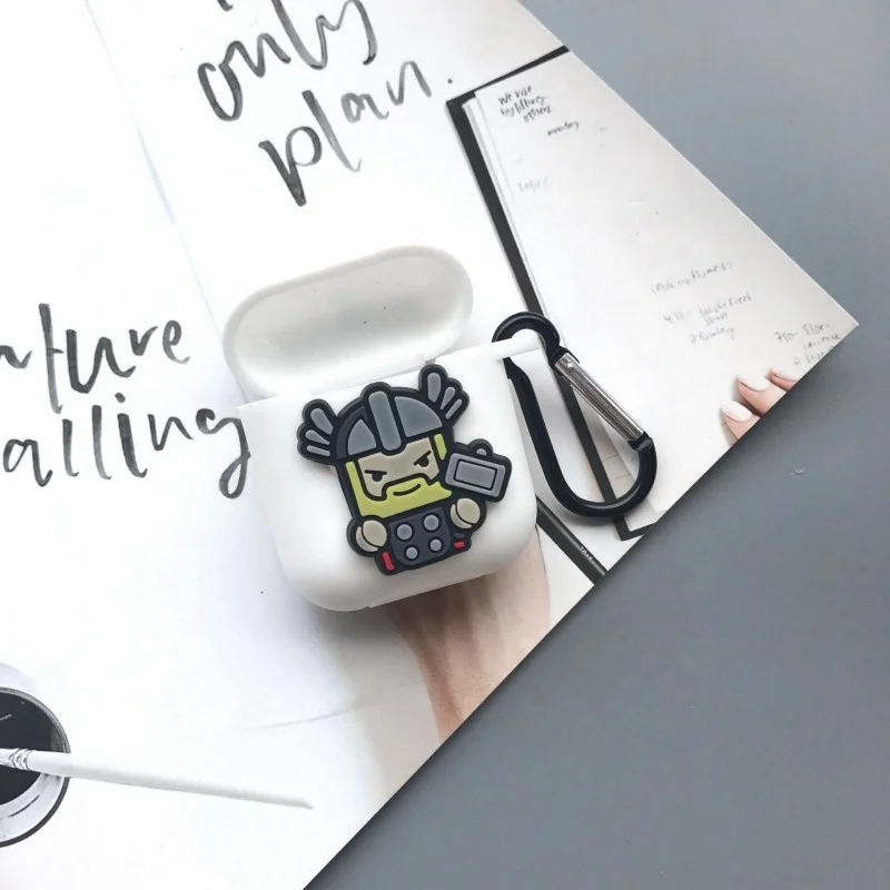 2022 Hot Selling Classic Headphone Shockproof Cartoon Case Cover For Marvel Airpods Case