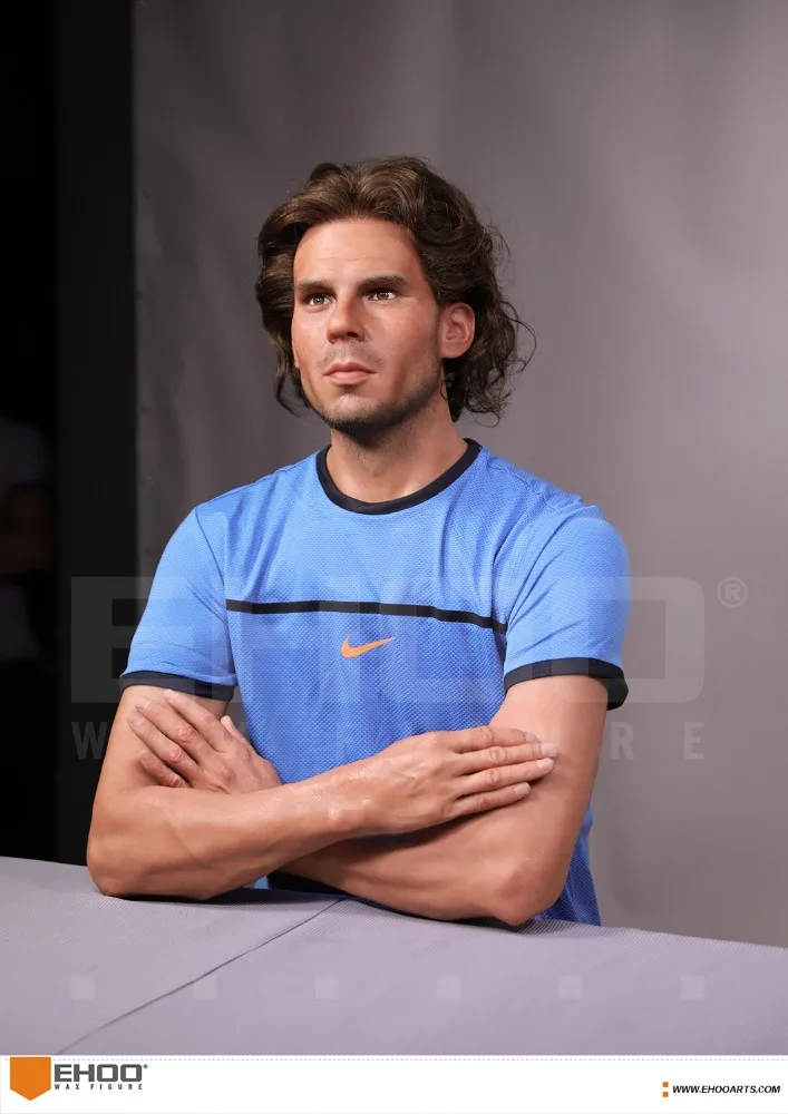 Spanish Professional Tennis Player Life Size Wax Figure For Sale