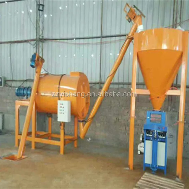 Tile glue manufacturing machine/mixing plant export to dubai