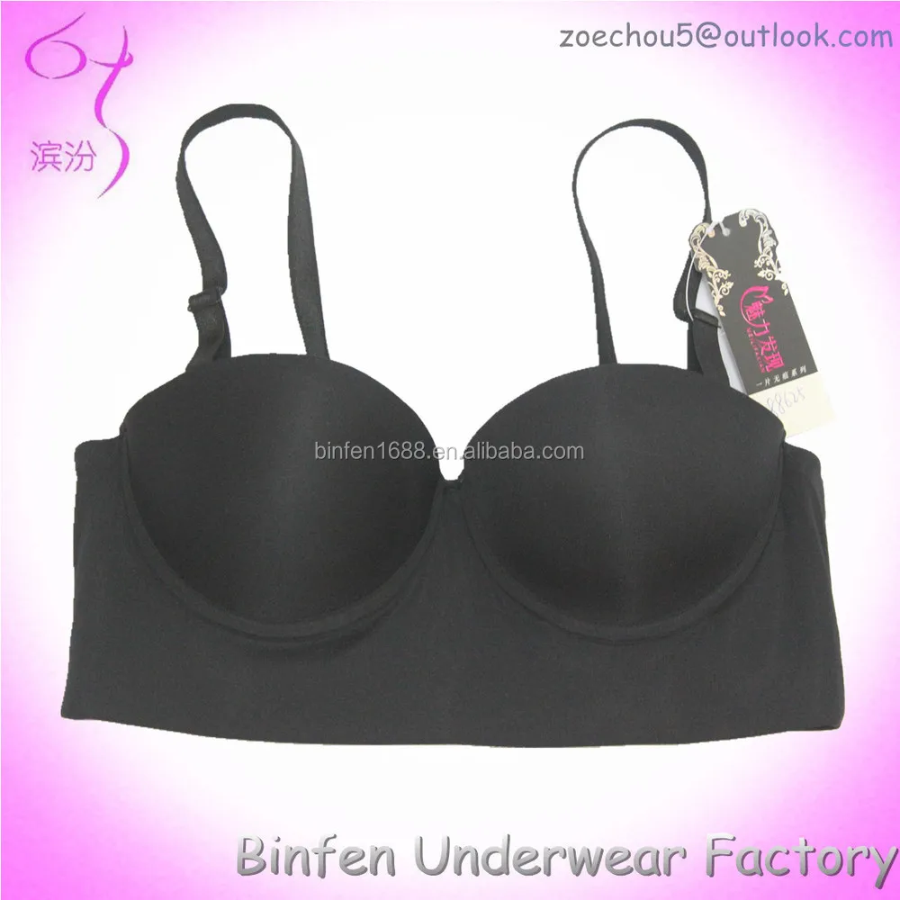 
Strapless Water Bag Inside Cup Super Push Up Women Bra 