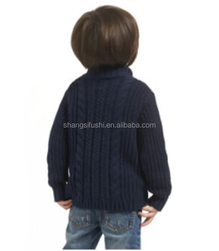 
OEM Winter Retro 7GG Cardigan Zip Keep Warm Boys Sweater With Cashmere 