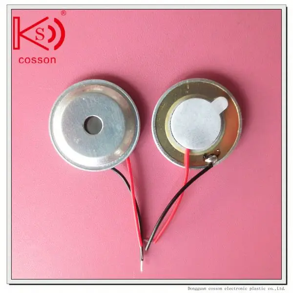 27mm динамиков тип piezo керамический звуковой модуль для музыкальная шкатулка с алюминиевый корпус