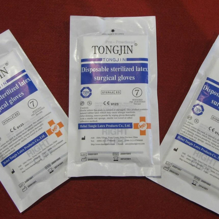 Хирургические перчатки, медицинские латексные перчатки