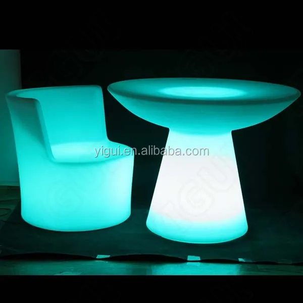 led lounge furniture, bar and lounge table for event