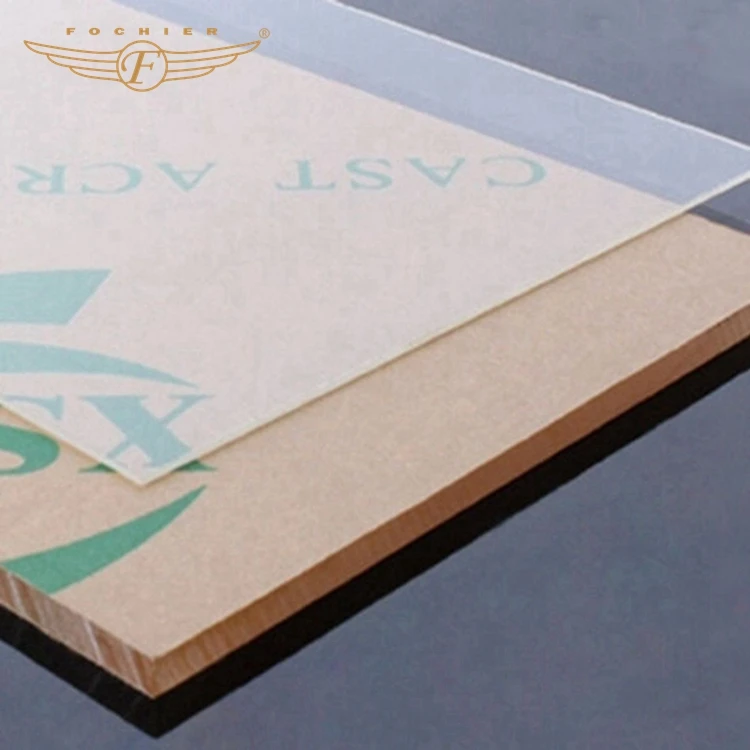 1mm thin plastic acrylic sheet high impact resistance extruded clear acrylic sheet