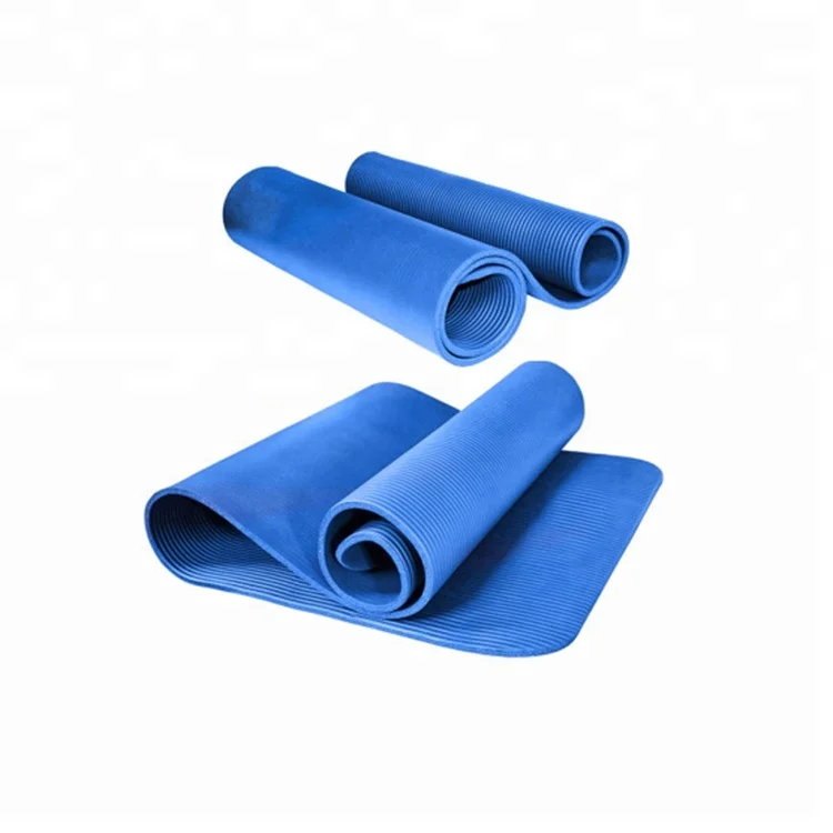 Factory price OEM design yoga exercise mat ecofriendly extra thick nbr yoga mat factory whole sale roll mat for yoga sports