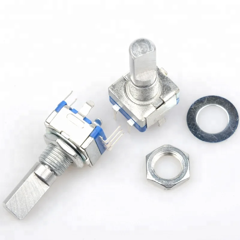 Semicircular Handle Rotary Encoder EC11 Acoustic Digital Potentiometer with Switch Five Feet Handle Length 20MM