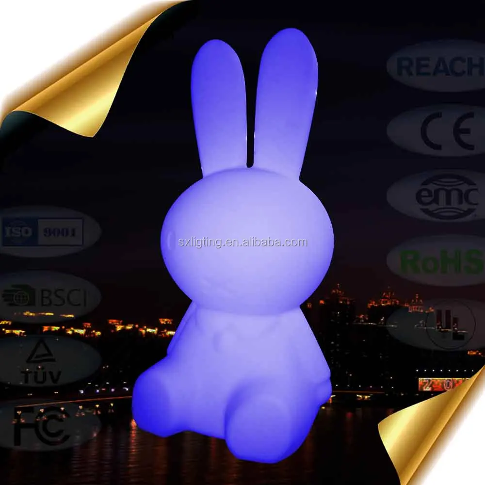 big size rabbit shape decoration Lamps for indoor or outdoor