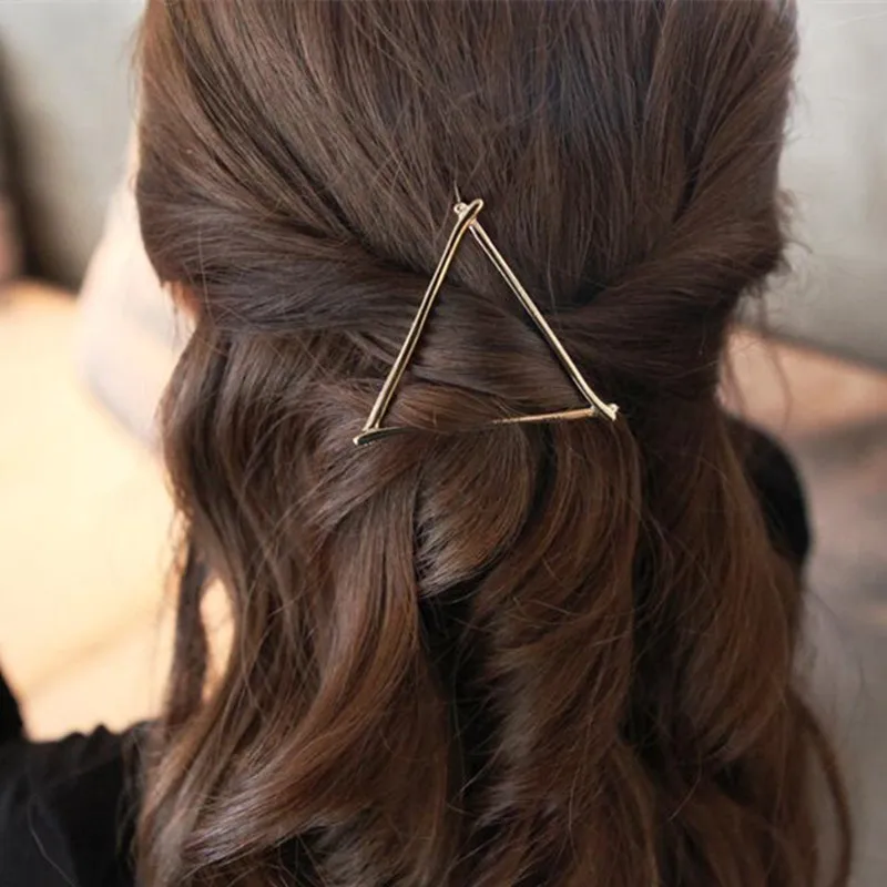 
Пятиконечная звезда треугольная шпилька для волос аксессуар для волос из сплава 