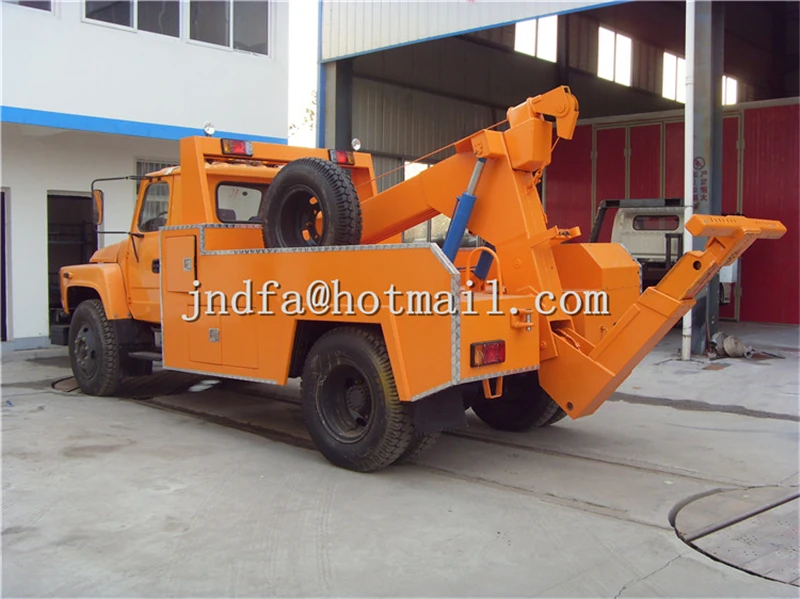 Dongfeng 4700mm wheelbase wrecker towing joint body