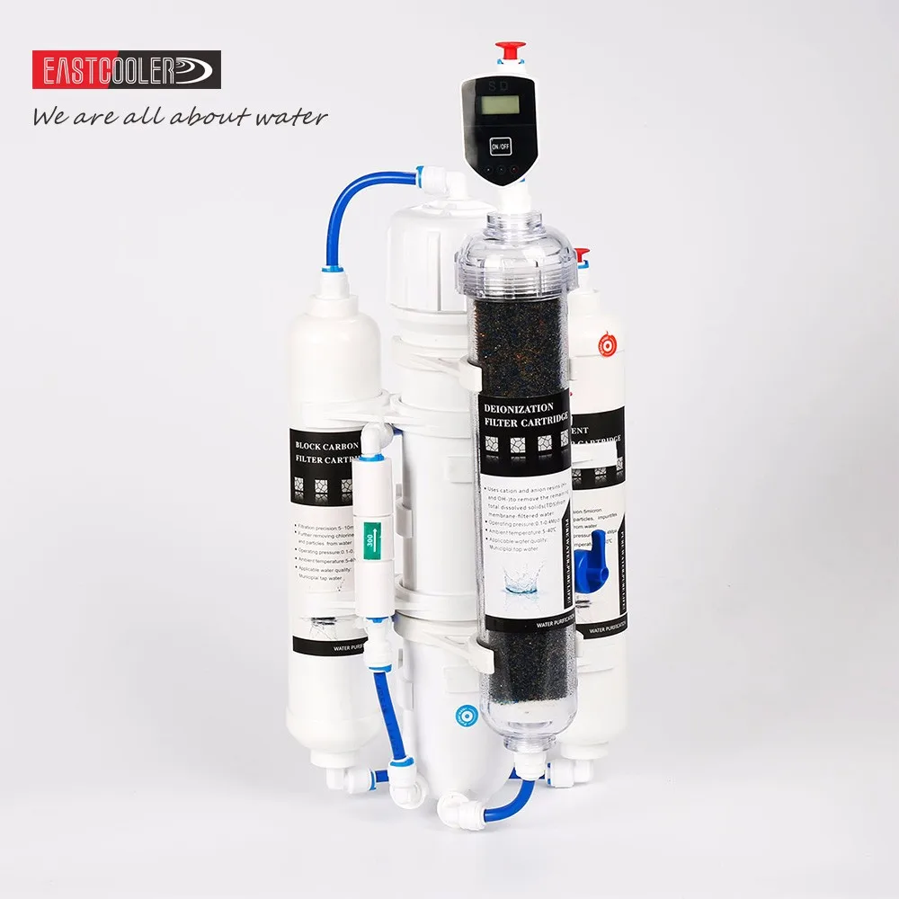 3-4 Stage Aquarium Reverse Osmosis/Deionization (RO/DI) for Fish,reef