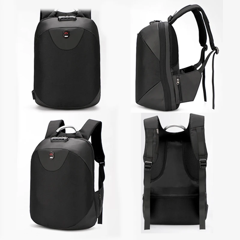 Students Travel Cheap Waterproof Antitheft Laptop Backpack With USB Port