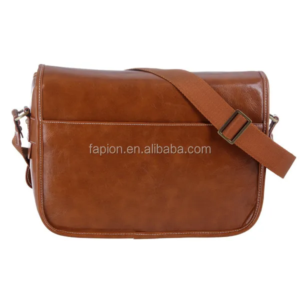 
Hot Portable PU leather Shoulder Dslr Camera Bag messenger bags for men 