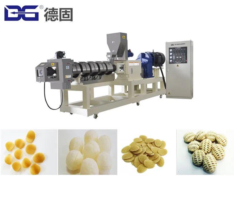 Fried Snack Pellets Puffed Food Extrusion Machine