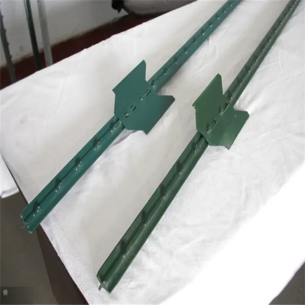 t-post wholesale Hot dipped galvanized studded t post