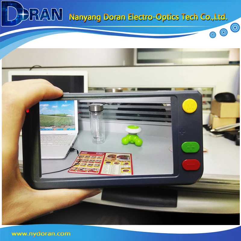 UM005A Portable 5 Inch Electronic Magnifier for Low Vision Reading Aids