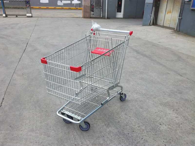 210L capacity America Style supermarket Shopping carts