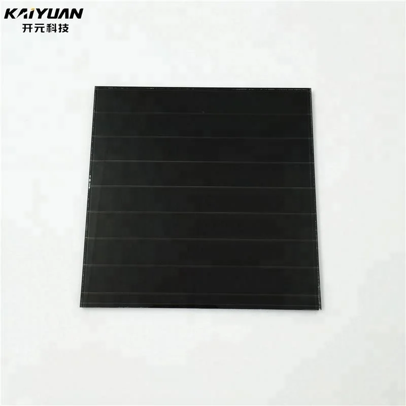 New amorphous silicon indoor solar panel for calculators