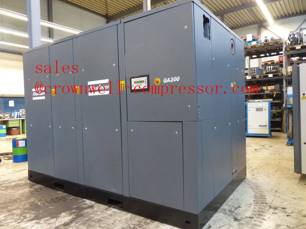 atlas copco GA 200 VSD W GA 250 VSD W GA 315 VSD W OIL-INJECTED ROTARY  SCREW COMPRESSORS