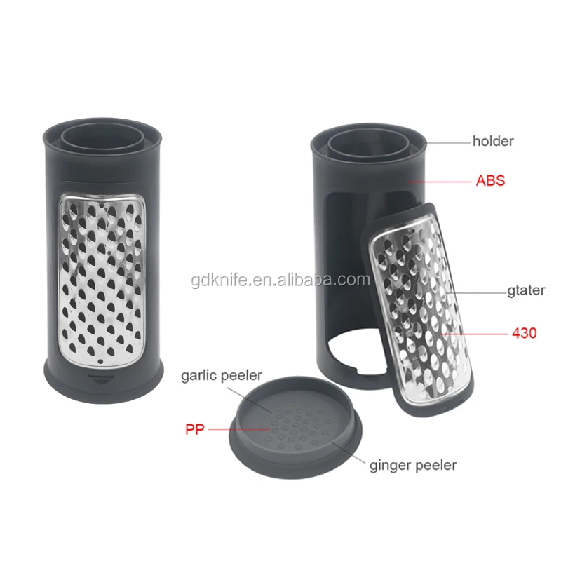 New Northern Europe style best top seller 7 pcs Nylon kitchen cooking accessories with multifunction grater holder