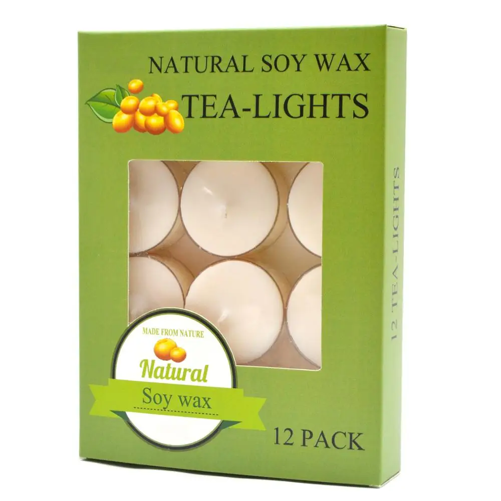 Wholesale 14g Soy Wax Tealight Candles With 4 Hours Burning Time