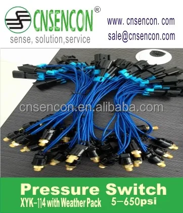 CNSENCON XYK-117 TEHF125PSRA 125psi bend terminal Pressure switch