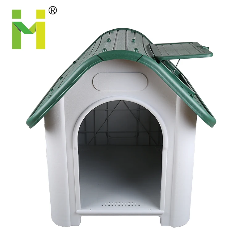 Plastic dog house Roof Skylight Window heated dog kennel