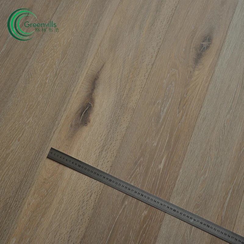 
3 layer morning light flooring oak parquet engineered wooden flooring 