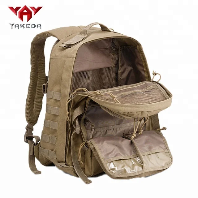 Yakeda Outdoor Sport Durable Waterproof Multi-function Trekking Hiking Molle 2 Day Tactical Gear Backpack