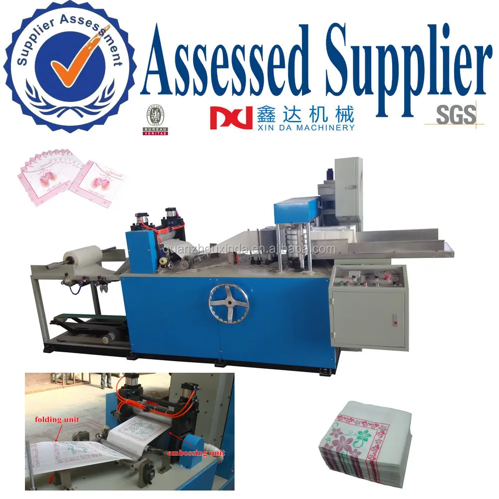 Multicolor Printing Tissue Paper Folding Machine