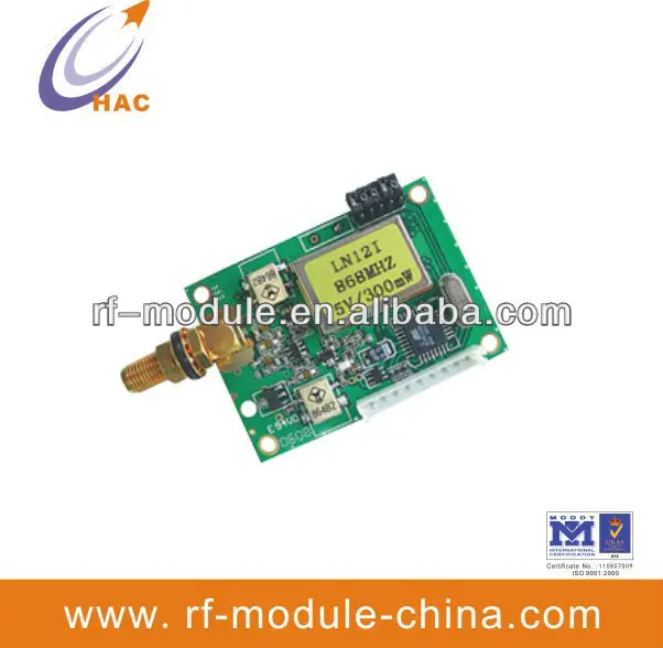 низкое потребление 300mw 868 мгц вч модуля ism частоты 8 каналов модуль
