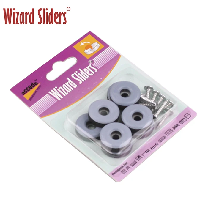 High Quality Floor Saver Chair Ptfe Glides Pad ,Slide Glides Nail-On Glides Pad With Screw