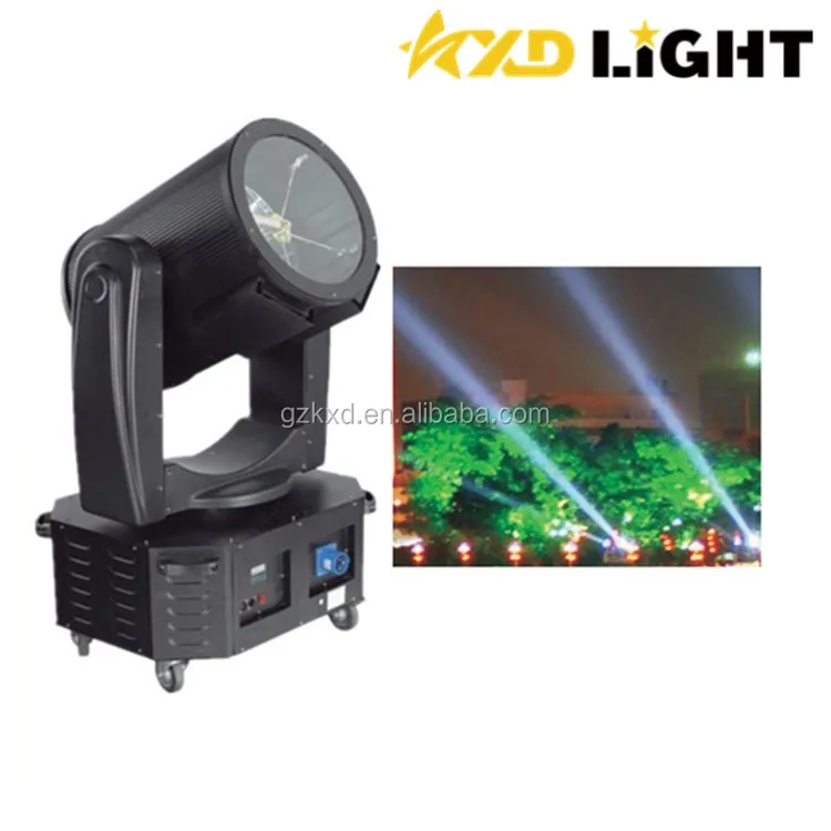 Professional Xenon Lamp 4KW Outdoor Moving Head Beam 4000w sky tracker search light for Building Advertising Search Lighting