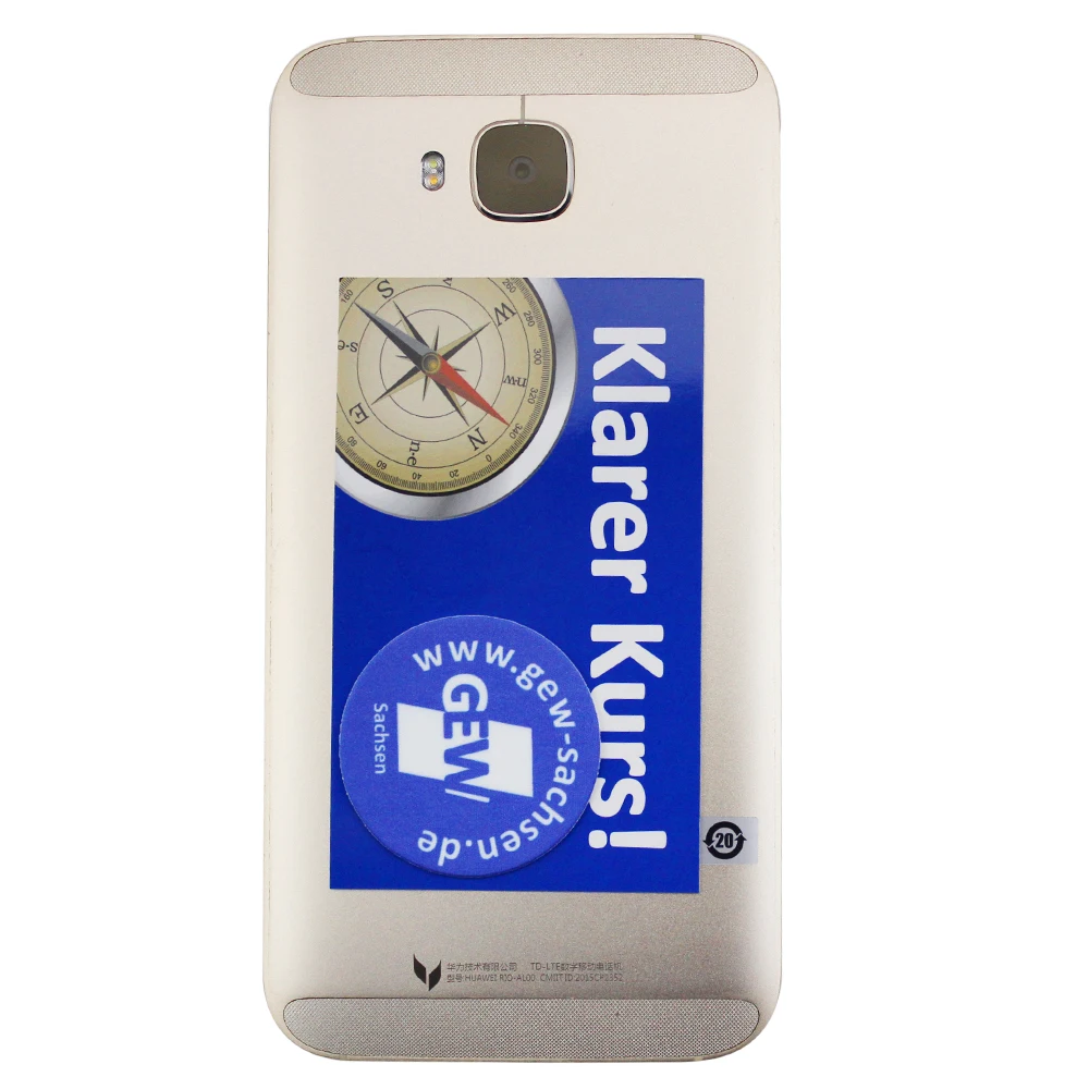 2020 White Phone Back Sticker Use for Radiation Proof OEM with Your Logo