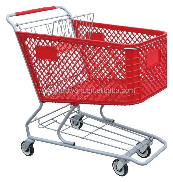 American style shopping trolley cart